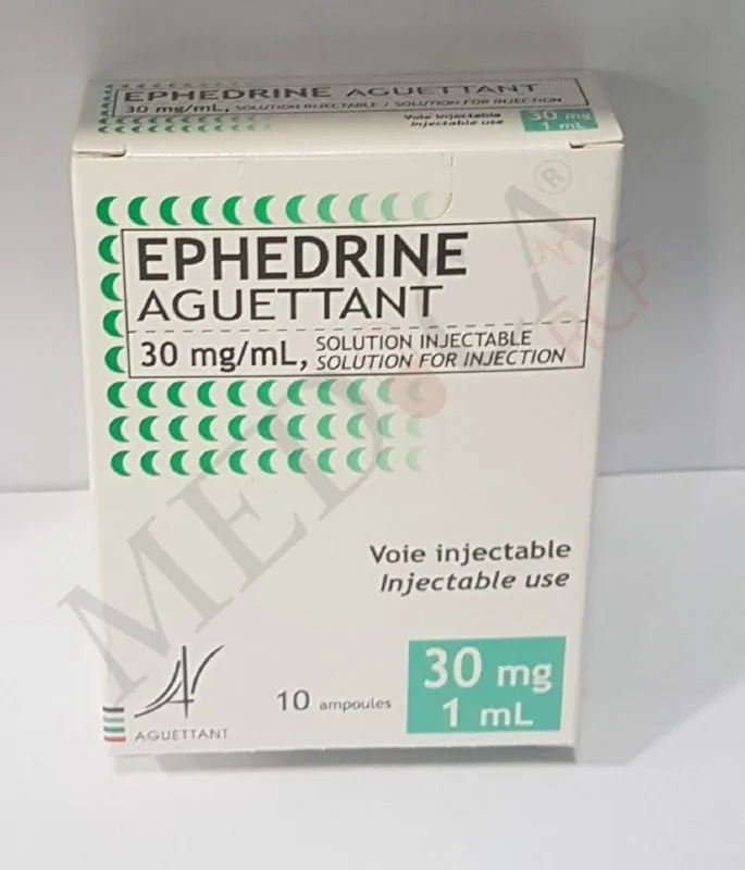 Efedrina Aguettant solución para inyección