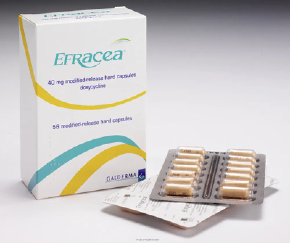 Efracea capsules, modified release, hard