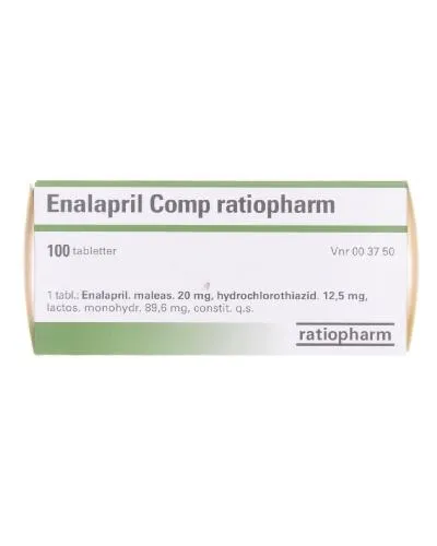 Enalapril e idroclorotiazide ratiopharm comprimidos
