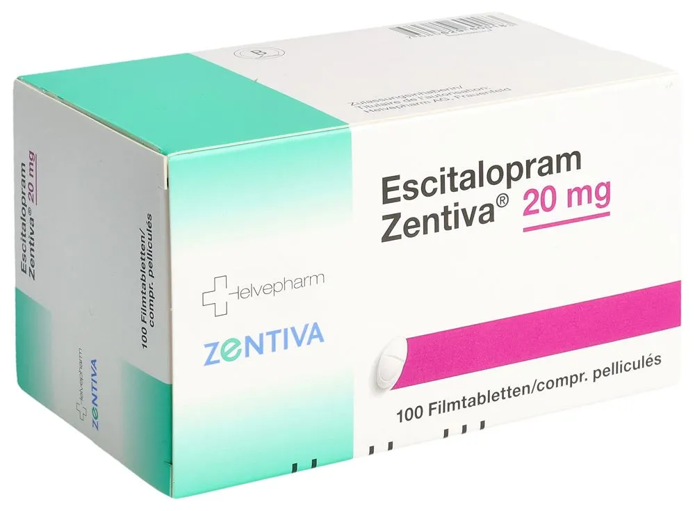 Escitalopram Zentiva comprimidos, recubiertos con película