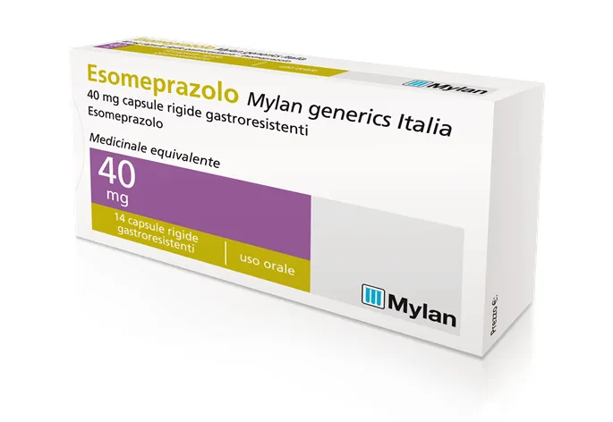 Esomeprazole Mylan Generics Italia capsules, hard gelatin, gastro-resistant
