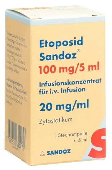 Etoposide Sandoz solution for infusion, concentrate
