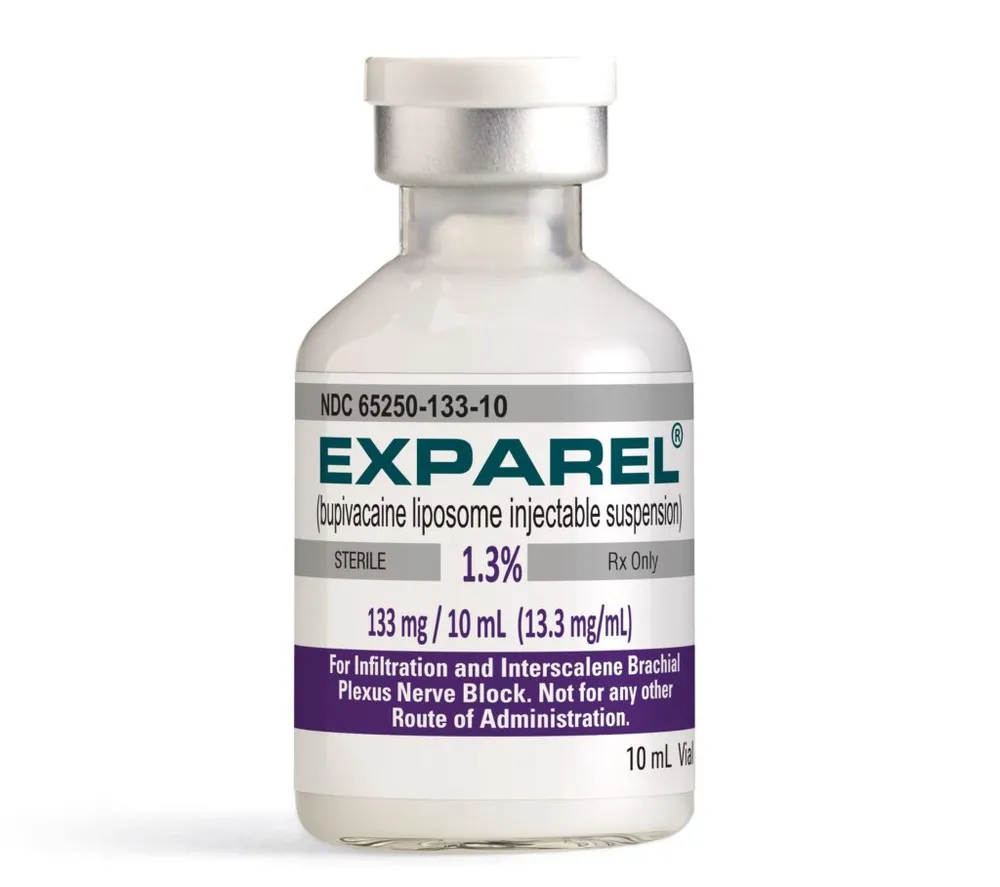Exparel liposomal injection, prolonged-release dispersion