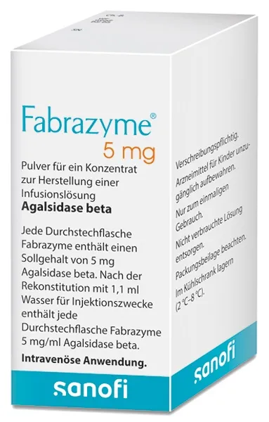 Fabrazyme polvo para solución para perfusión intravenosa