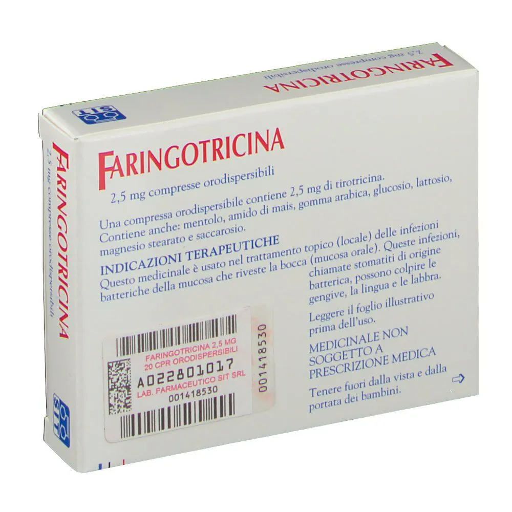 FarinGotricina comprimidos orosolubles