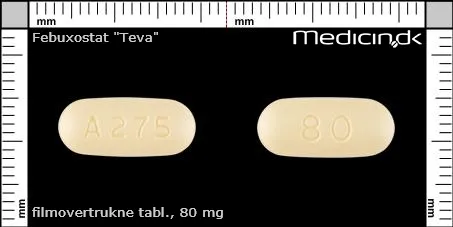 Фебуксостат Тева таблетки, покрытые пленочной оболочкой