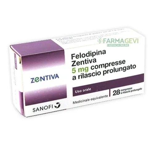 Felodipina Zentiva comprimidos, de liberación prolongada