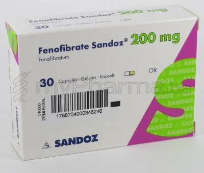 Fenofibrate Sandoz capsules, hard gelatin
