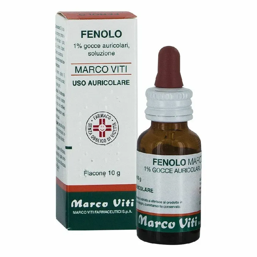Phenol Marco Viti drops, otic solution