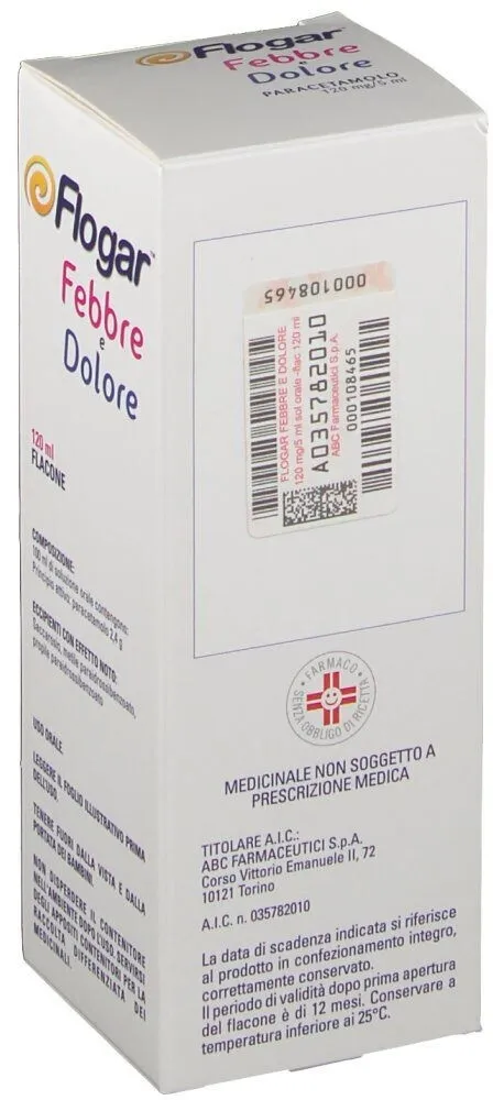Flogar para la fiebre y el dolor solución, oral