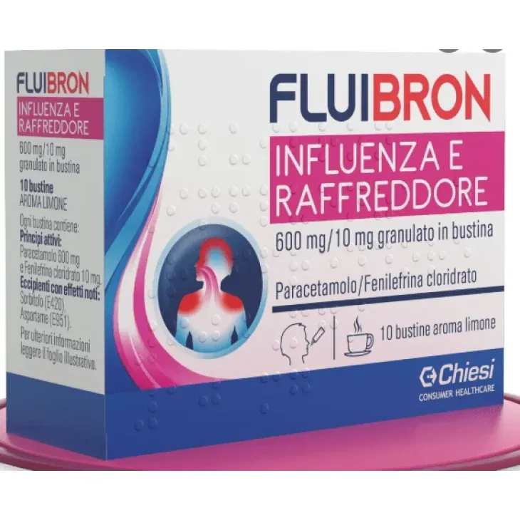 Fluibron para la gripe y el resfriado polvo, granulado