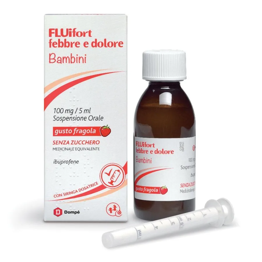 Fluifort fever and pain suspension, oral