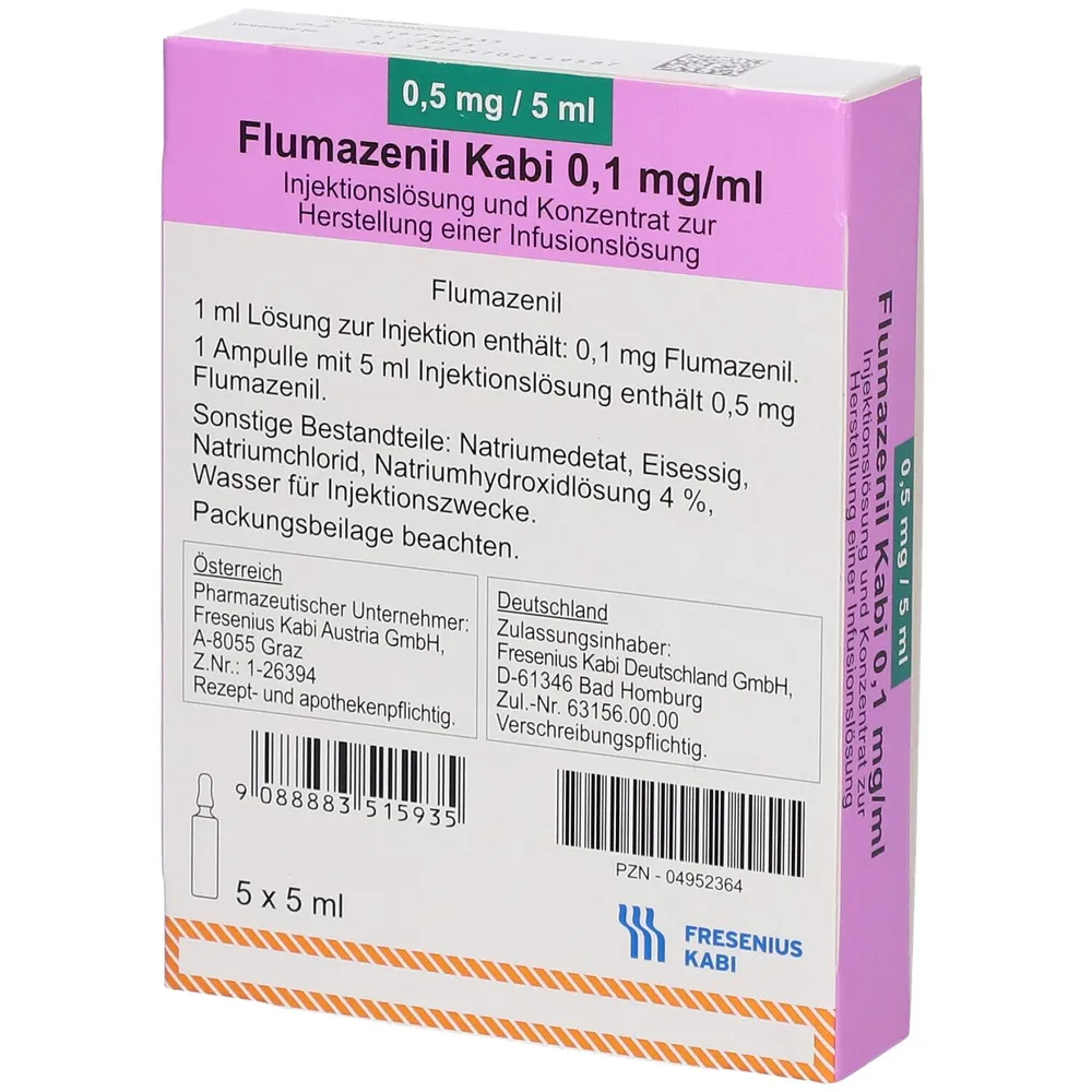 Flumazenil Kabi solución para inyección