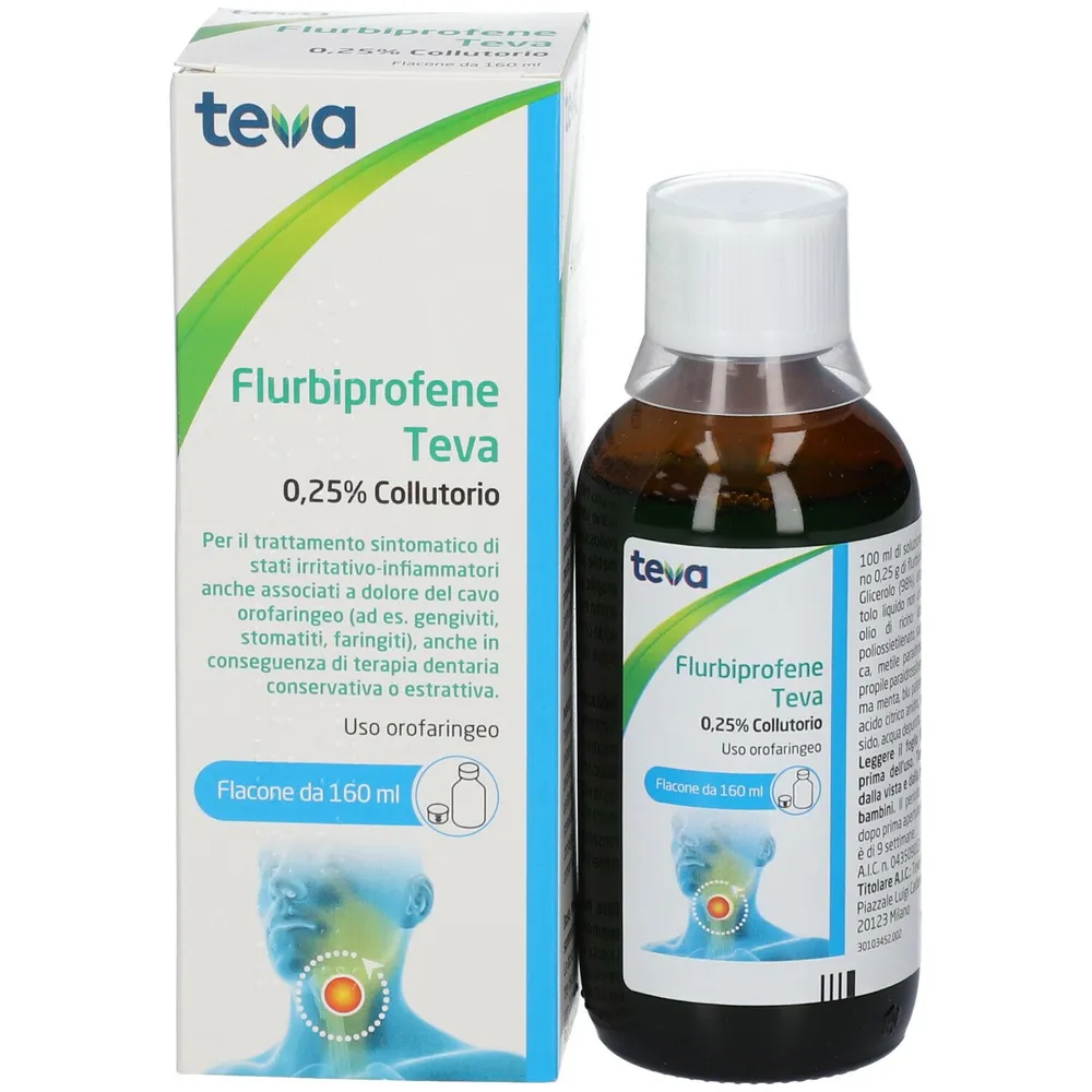 Flurbiprofeno Teva solución, bucal