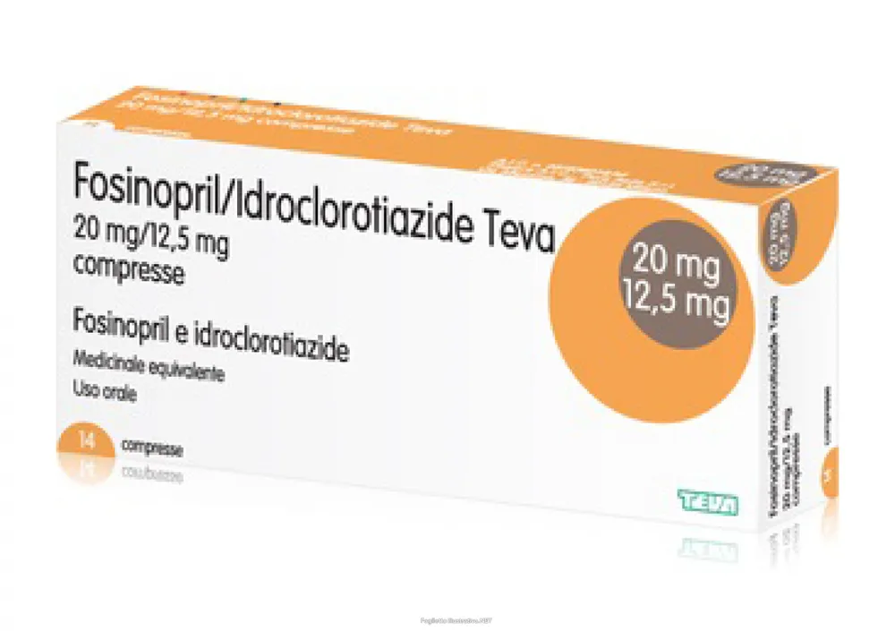FOSINOPRIL E IDROCLOROTIAZIDE DOC GENERICI Compressa