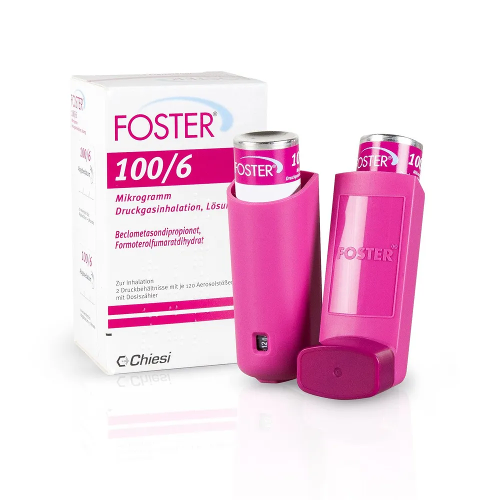 Foster solución, para inhalación en aerosol