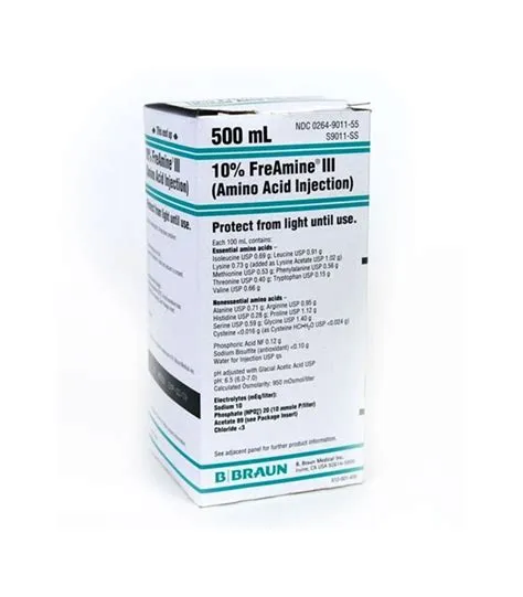 Freamine III solución para infusión