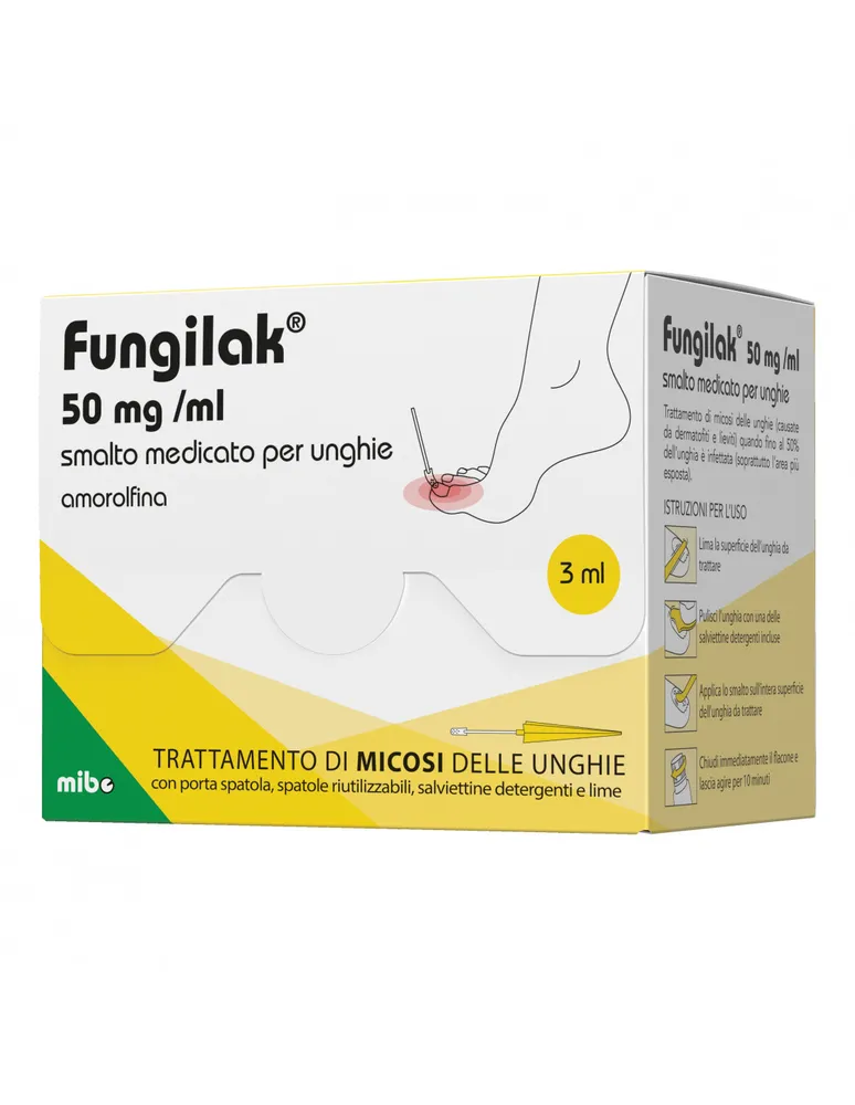 Fungilak solution, nail polish