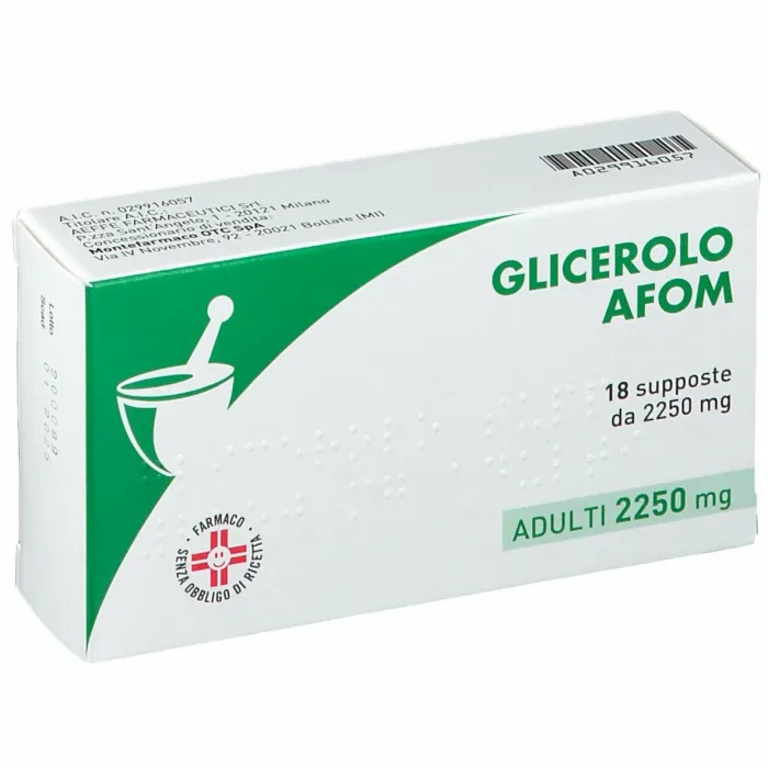 Glicerol Afom supositorios