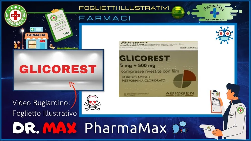 Glicorest tablets, film-coated