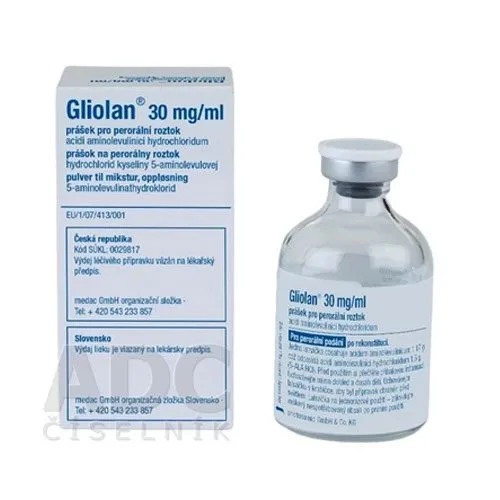 Gliolan polvo para solución oral