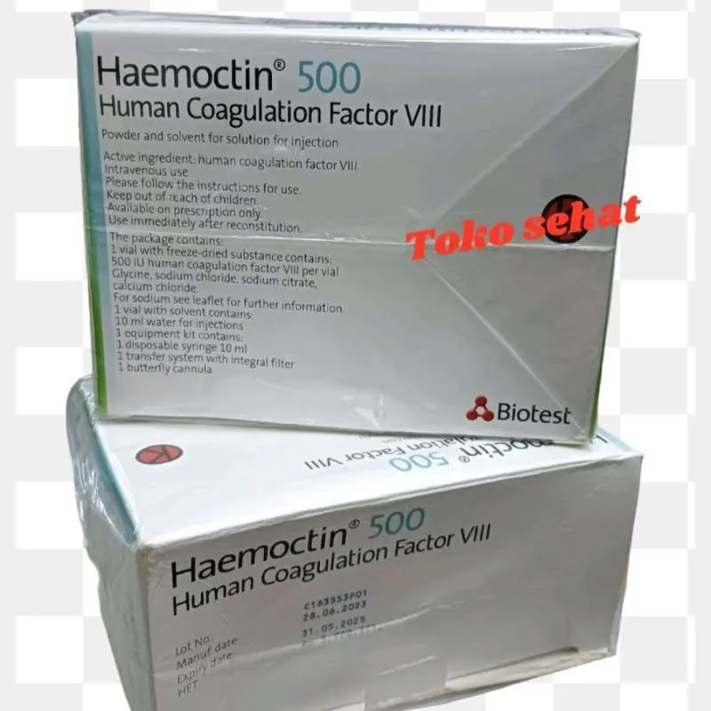 Haemoctin solution for injection, powder and solvent
