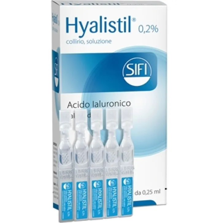 Hyalistil solution, eye