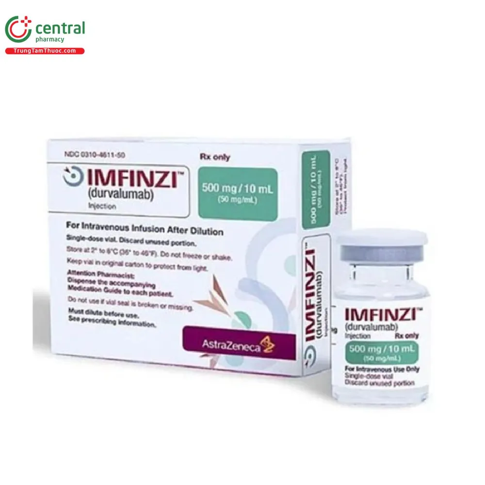 Imfinzi solución para infusión, concentrado