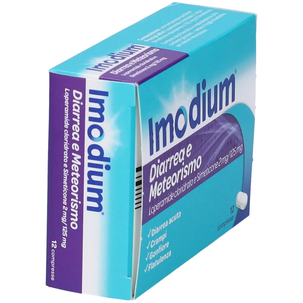 Imodium for diarrhea and flatulence tablets
