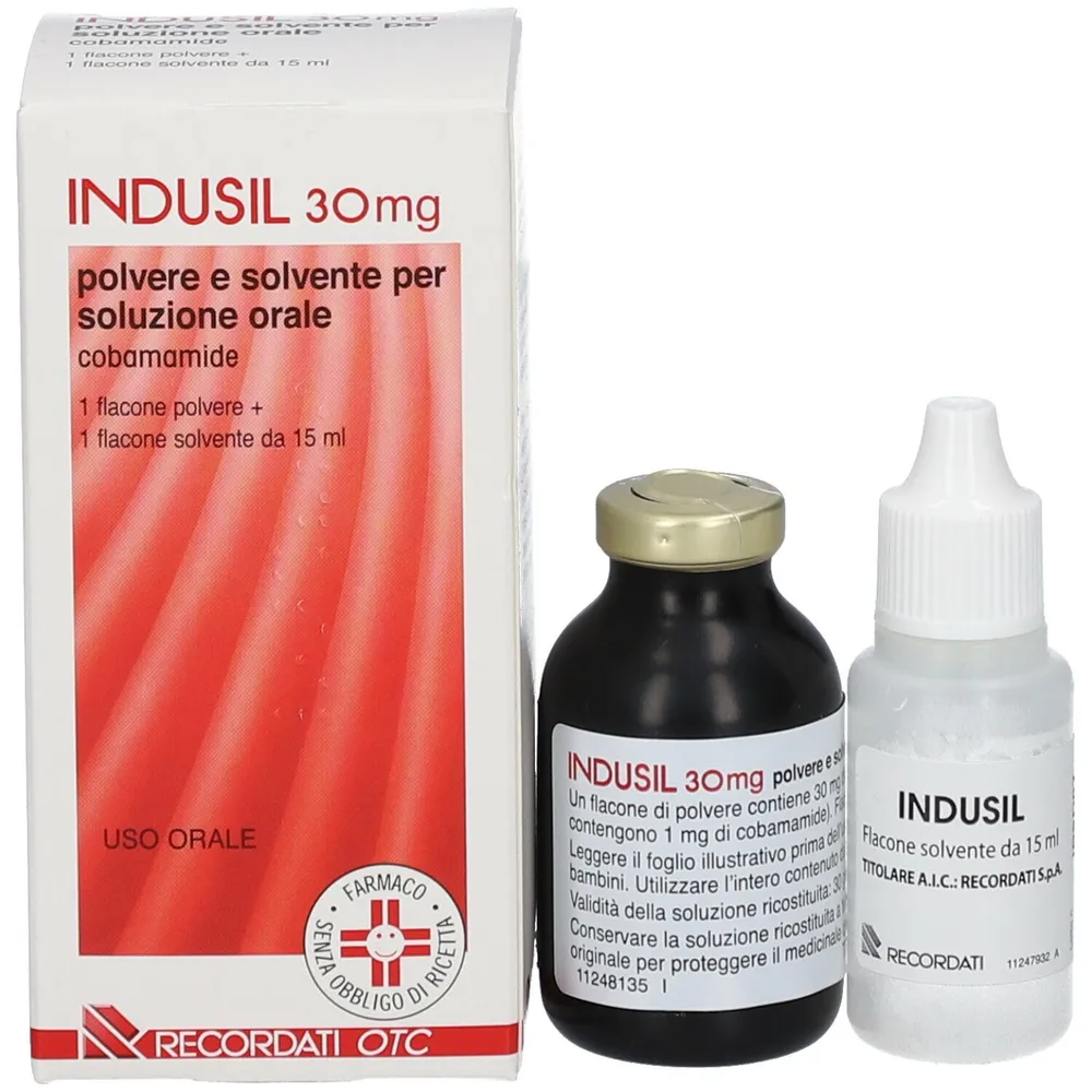 Indusil polvo y disolvente para solución oral