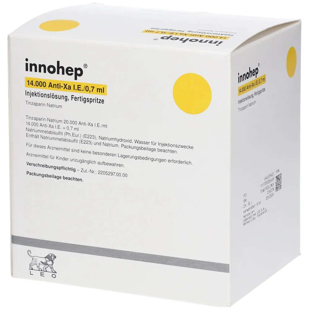 Innohep solution for injection