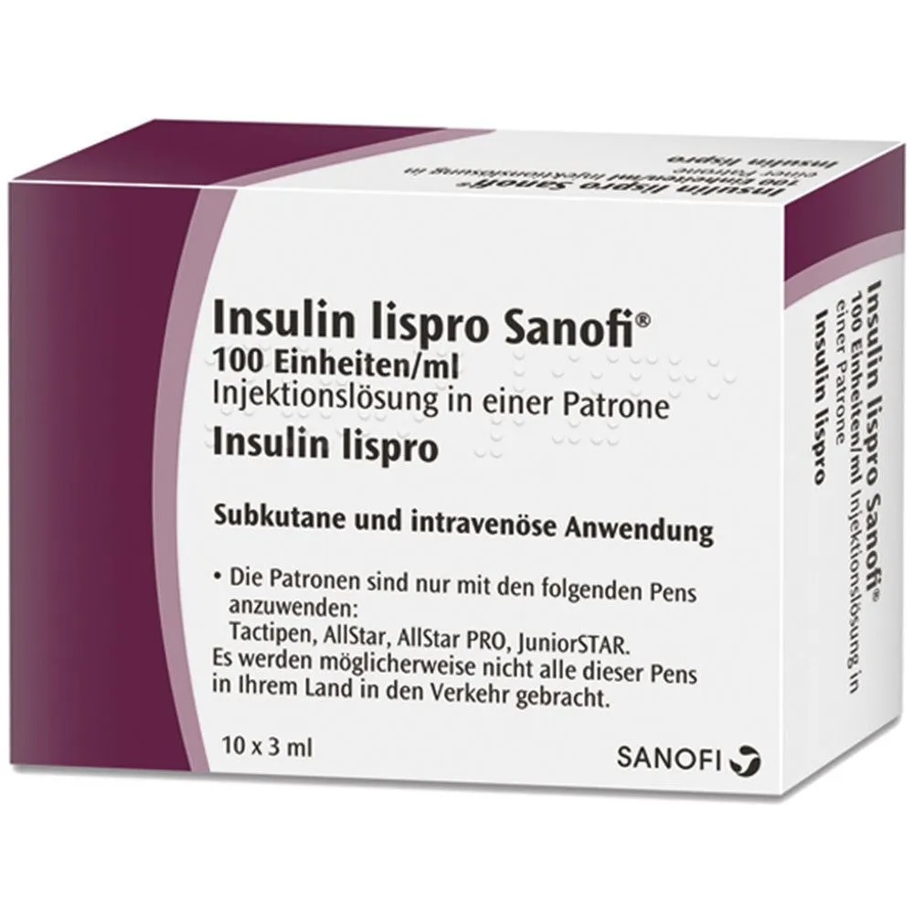 Insulina lispro Sanofi solución para inyección