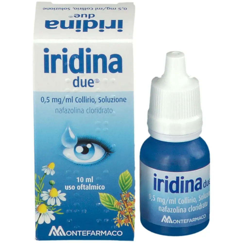 Iridina Due solution, eye