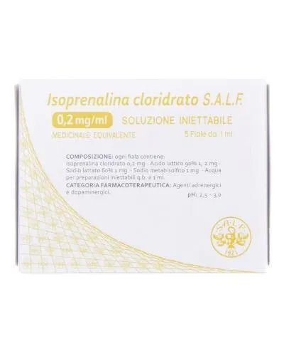 Isoprenaline hydrochloride Monico solution for injection