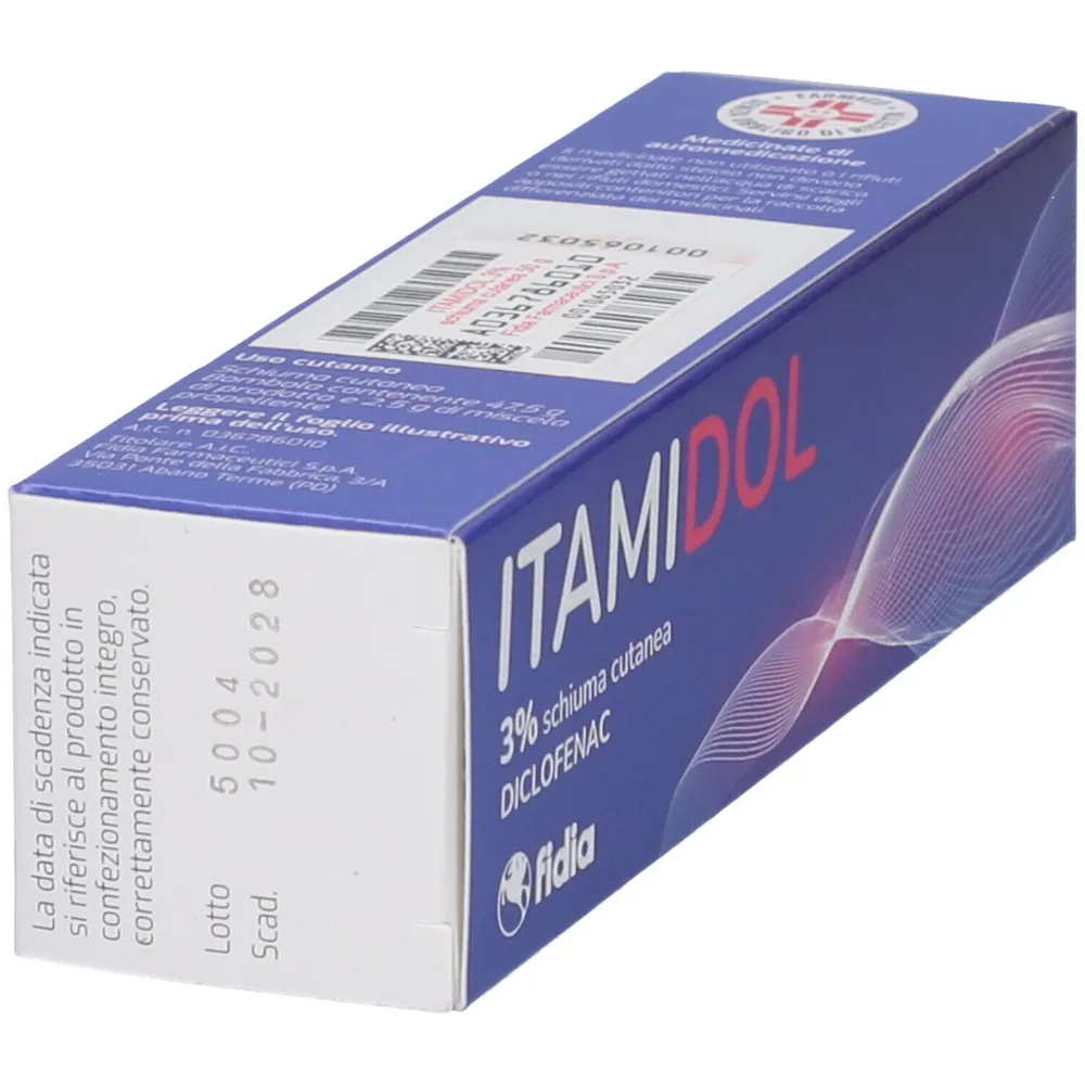 Itamidol foam, cutaneous