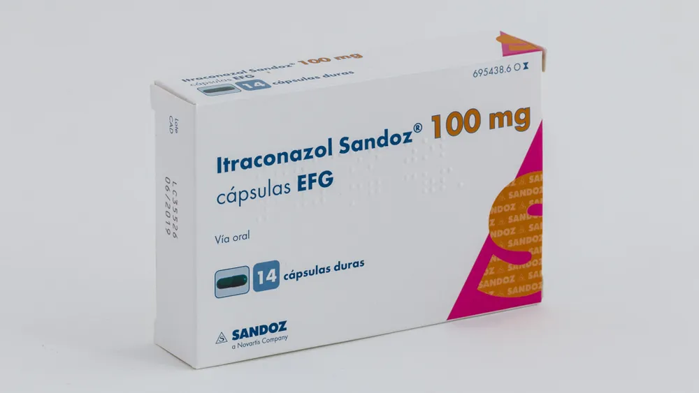 Itraconazole Sandoz capsules, hard gelatin