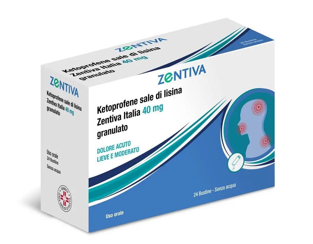 Ketoprofen lysinate Pensà powder for oral solution
