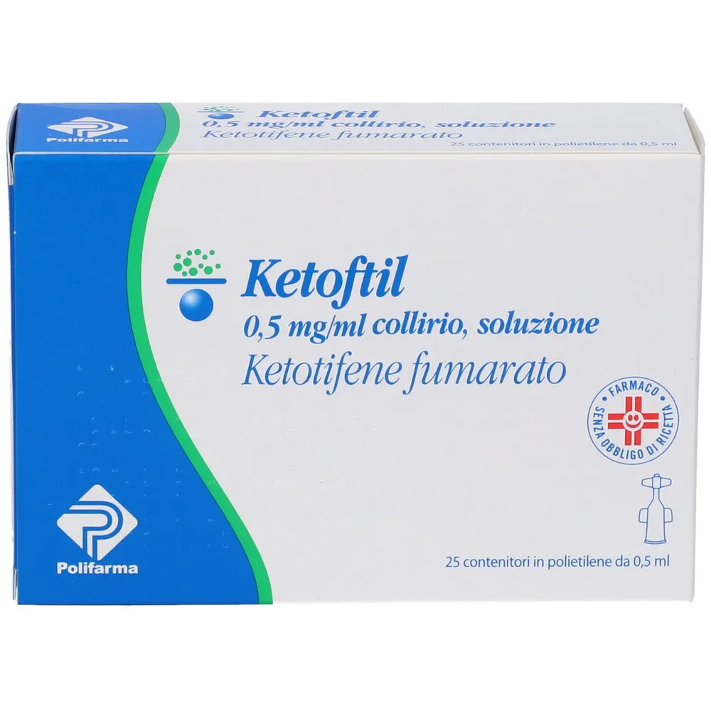 Ketotifeno Polifarma solución, oftálmica