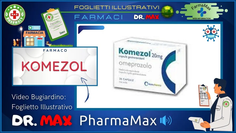 Komezol cápsulas, rígidas gastroresistentes