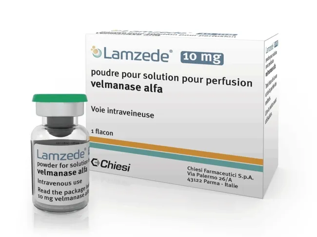 Lamzede polvo para solución para perfusión intravenosa
