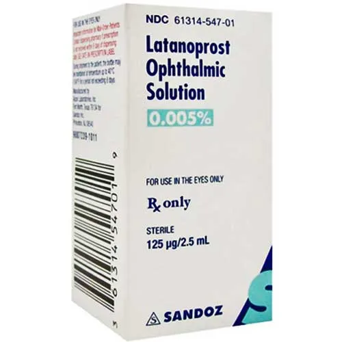 Latanoprost Sandoz solution, eye