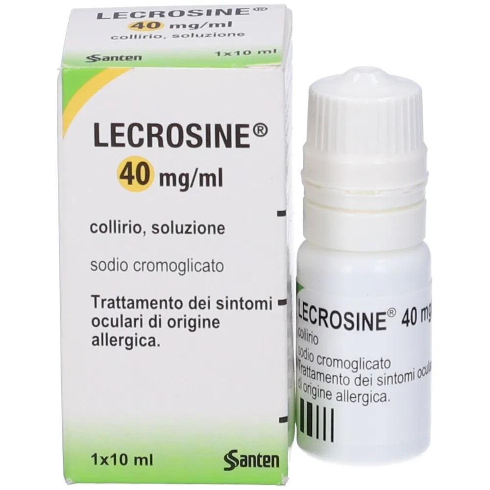 Lecrosine solution, eye
