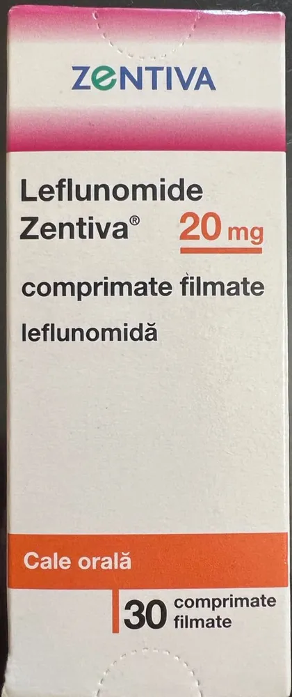 Leflunomida Zentiva comprimidos, recubiertos con película