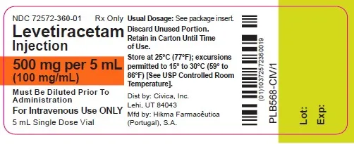 Levetiracetam Hikma solución para infusión, concentrado