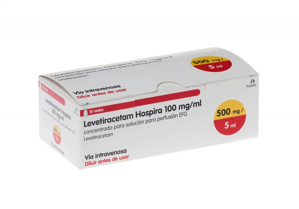 Levetiracetam Hospira solución para inyección, concentrado