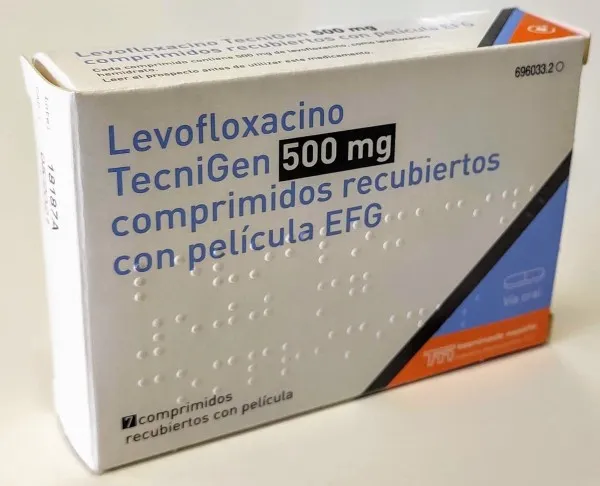 Levofloxacina Tecnigen Italia comprimidos, recubiertos con película