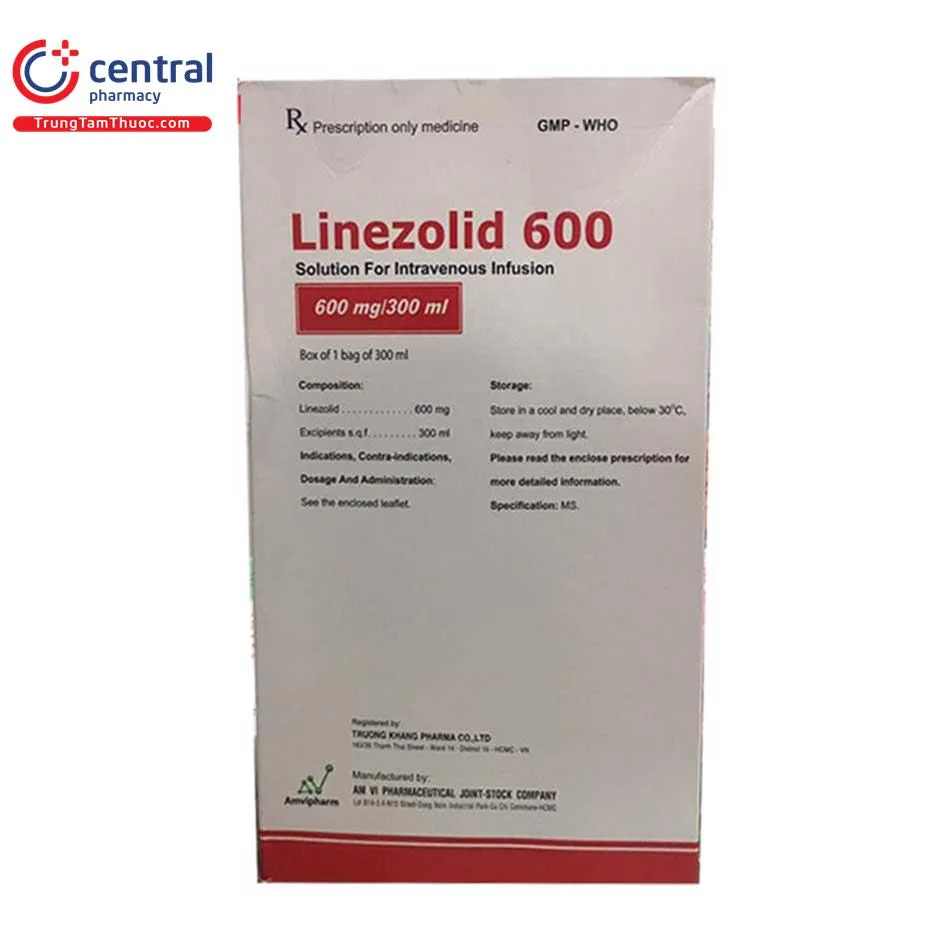 Linezolid Aurobindo solución para infusión