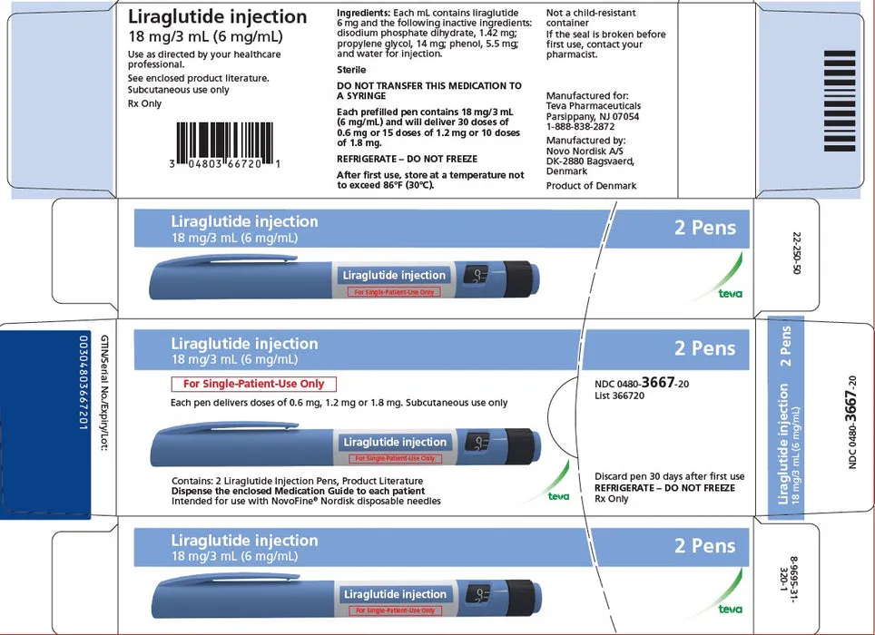 Liraglutide Dr. Reddy's solution for injection, in pre-filled pen