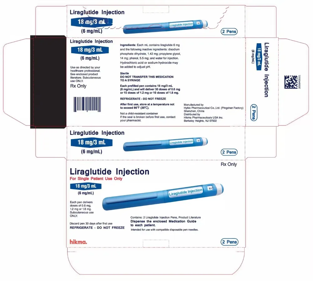 Liraglutida Mylan solución para inyección en pluma precargada