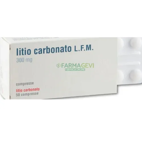 LITIO CARBONATO L.F.M. Compressa